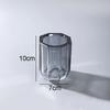 Natural Crystal Bathroom Set Portable Soap Dispenser Shampoo Empty Bottle Amber Color Bath Supplies Mouthwash Cup Storage Tray