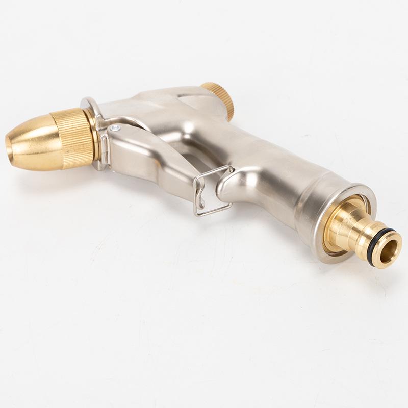 High-Pressure Brass Cleaning & Rinsing Nozzle for Car Wash & Gardening