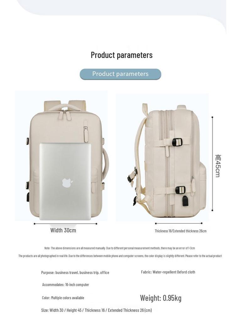 Unisex Cross-Border Large-Capacity Laptop Backpack for Business, Travel, and College