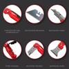 Spatola Multiuso Coltello Multiuso Manuale Blocco di Sicurezza Strumento per la Rimozione della Colla da Cucito Coltello per Incollare Pulizia