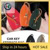 Car Sticker For 159 147 Portable Leather Car Key Protective Case Key Organizer Bag Badge Accessories For Alfa Romeo G SY1