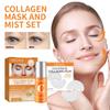 50ml Kollagenfilm-Spray-Set, Kollagen-lösbarer Film, Faltenreduzierende und straffende Gesichtsmaske