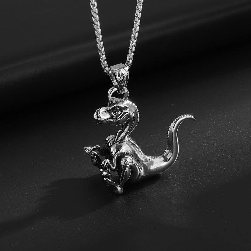 Accessories Crocodile Dinosaur Style Fashion Pendant Necklace