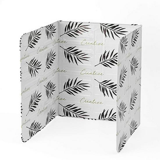 Faltbarer Küchen-Ölspritzschutz: Hitzebeständige, spritzwassergeschützte, wasserdichte Aluminiumfolienplatte für Herd und Arbeitsplatte