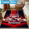 Custom Name Arse-nal Football Crest Rug Game Carpet, Floor Mat for Bedroom Living Room Entryway Rug, Home Decor Idea Gift for Christmas birthday