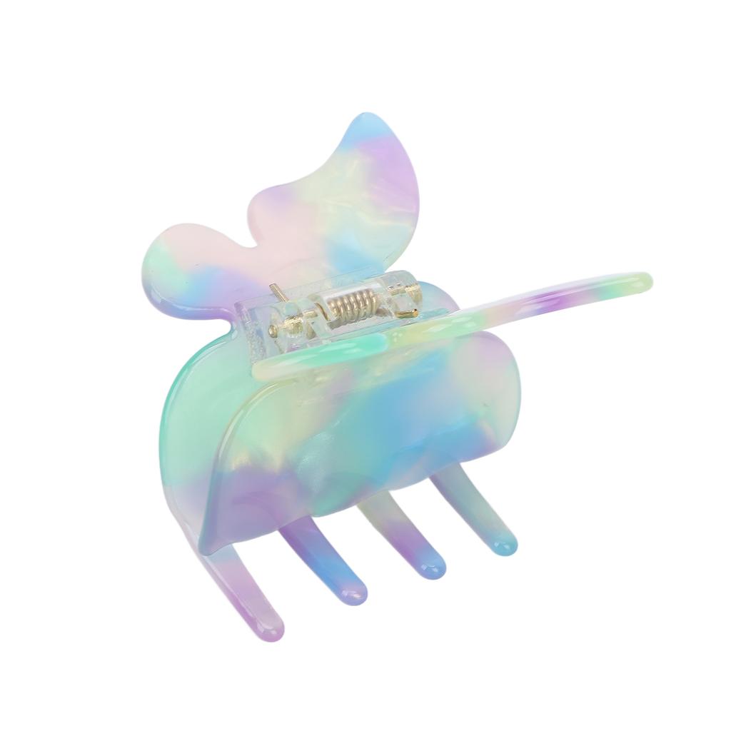 Butterfly Hair Clips Small Non Slip Hair Claw Clips Cellulose Acetate Hair Accessories for Women GirlColorful