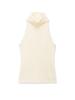 2026 Spring/Summer Elegant High Neck Sleeveless Straight Vest T-shirt for Women