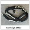 RIDERACE High-Security Bike Chain Lock - Durable Anti-Cut Lock for MTB, E-Bikes & Scooters