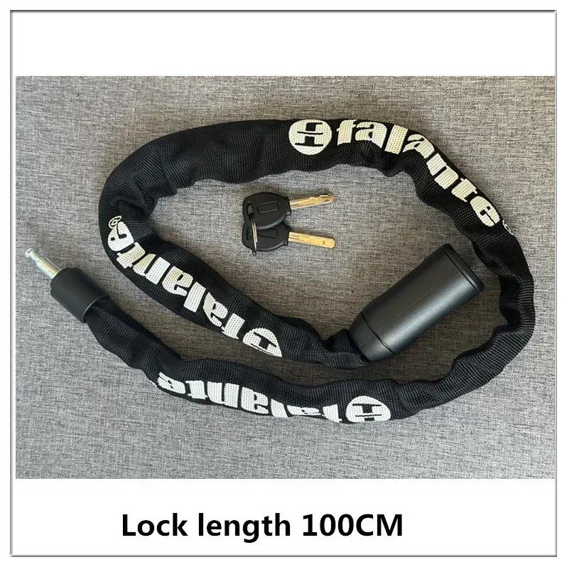 RIDERACE High-Security Bike Chain Lock - Durable Anti-Cut Lock for MTB, E-Bikes & Scooters