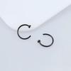2/6Pcs Fake Nose Rings for Women, 316L Stainless Steel Lip Rings Labret Ring Nostril Hoop Piercing Studs Nose Piercing Jewelry