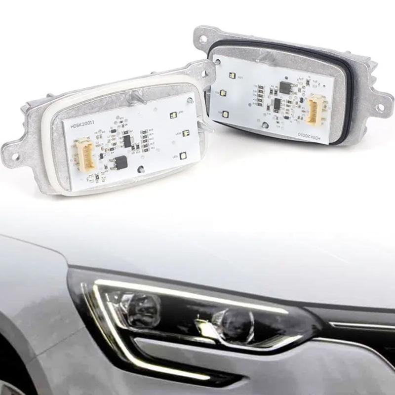 Pack of 2 Multifunctional Headlight DRL Units Supporting Fog Lights Turn Signals High Current 10A Capacity Fast Response