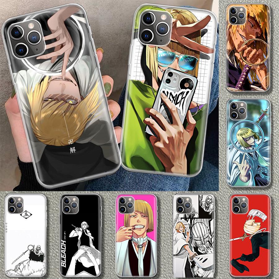 Bleach Shinji Hirako Phone Case Cover for iPhone 11 12 13 Mini 14 15 Plus 16 Pro Max 17 Air 7 8 + SE Art Customized Fundas 11 12