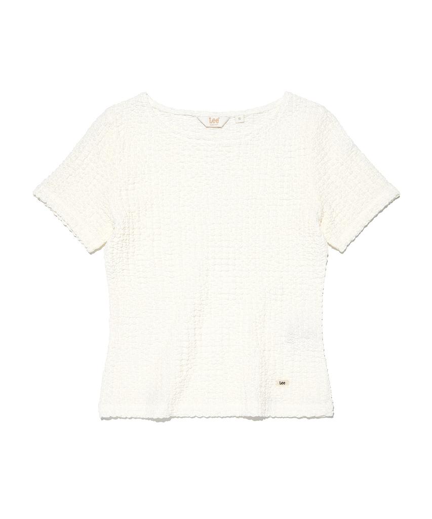 LEE Women'S Wrinkle Short Sleeve T-Shirt Ivory