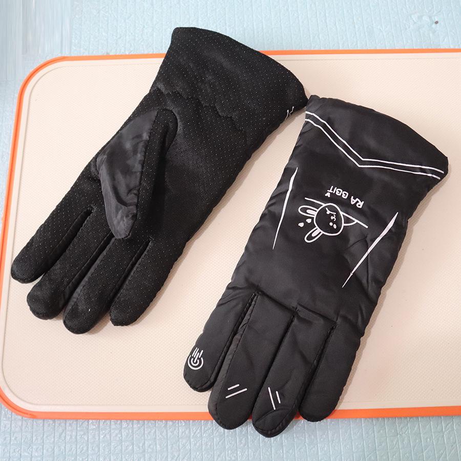 Damevinterhansker for ski og sykling - Sklisikre, tykke fleecefôrede, vanntette, vindtette