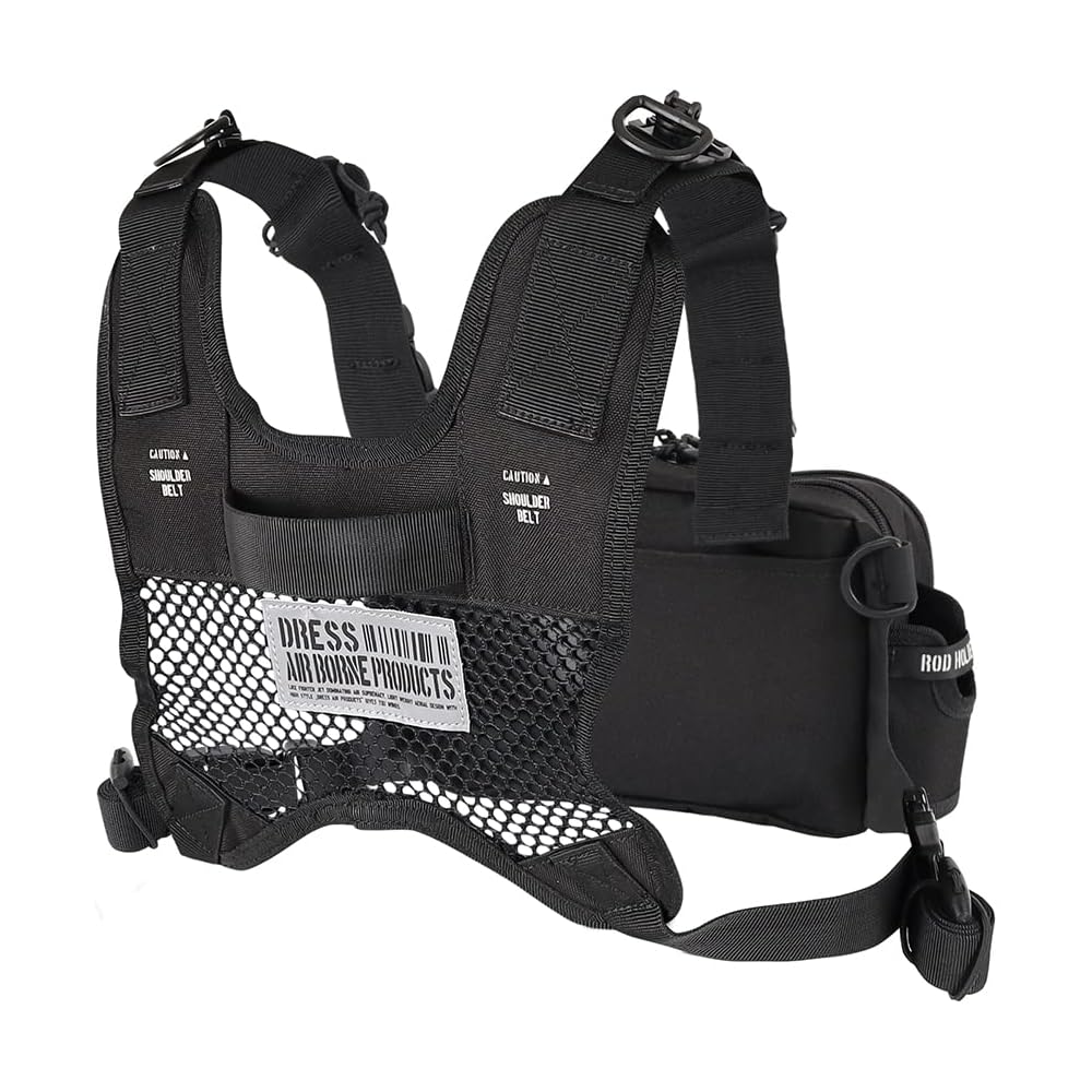 [GEANTA] Geantă Tactică de Piept, Geantă de Pescuit, Rucsac, Pescuitul Sportiv Ușor, Ajing, Eging, Suport Lansetă, Suport Clește, Capacitate Mare