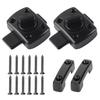 2set Zinc Alloy Safety Door Latch With Screws Cabinet Bolt Latch Household Rotate Bolt Latch  Door