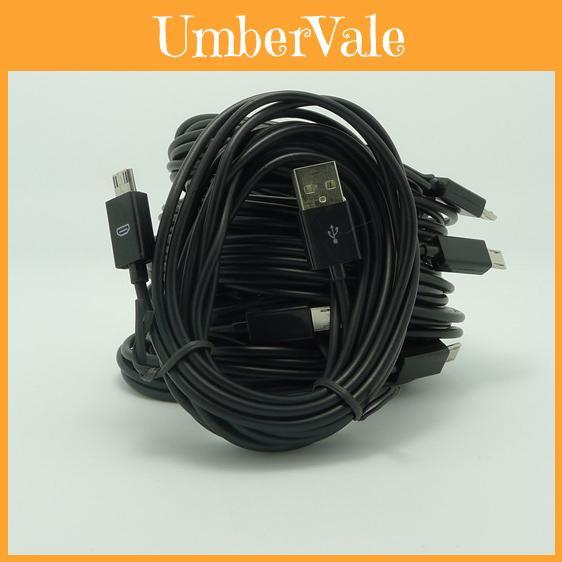Premium 3m Usb A Male To Micro Usb 2.0 Data Sync Charger Cable In Durable Nylon Design