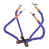 Soldering Helping Hands 4 Flexible Arms Aluminum Alloy Base Third Hand Tools with 4pcs Clips for Assembly Repair Modeling Jewelry Making