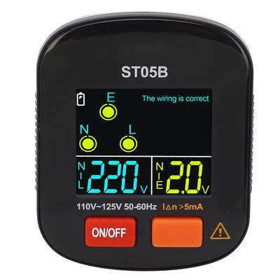 Testeur de prise électrique Testeur de prise de courant Détecteur de prise avec écran LED