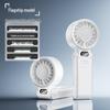2026 High-Speed Portable Neck Fan: 100 Speeds, USB Rechargeable, Foldable, Strong Wind
