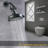 Metal Shower Head Extension Arm with 360 Rotational Function 1/2 Standard Thread Small Wall Mounts Bathroom Hardware