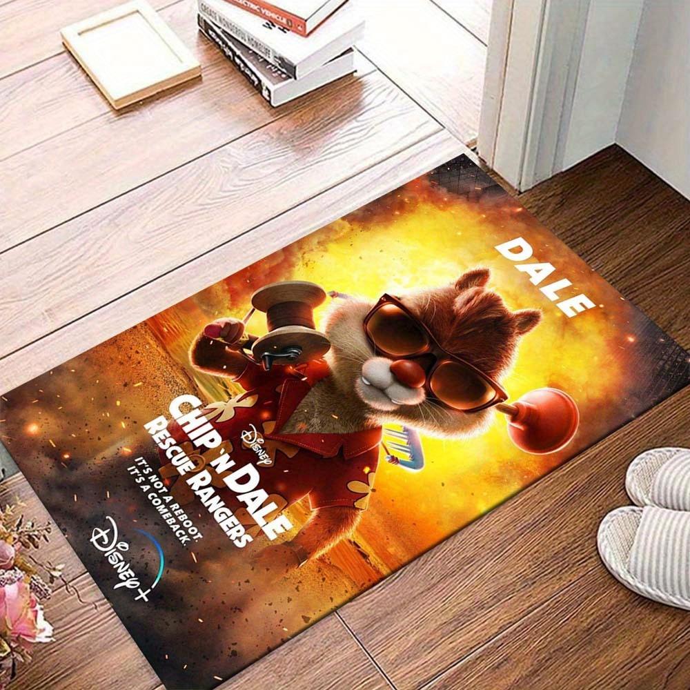 

1pc Dale s Rescue Operation Rug - Non-Slip, Machine Washable Polyester Carpet for Living Room, Bedroom, Bathroom & Laundry - Comfortable Home Decor Ch 60cm by 90cm