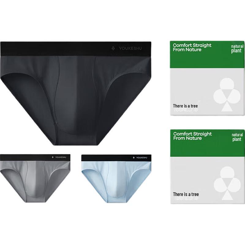 

Youke Tree Men s 7A Antibacterial Cotton Boxer Briefs 3XL