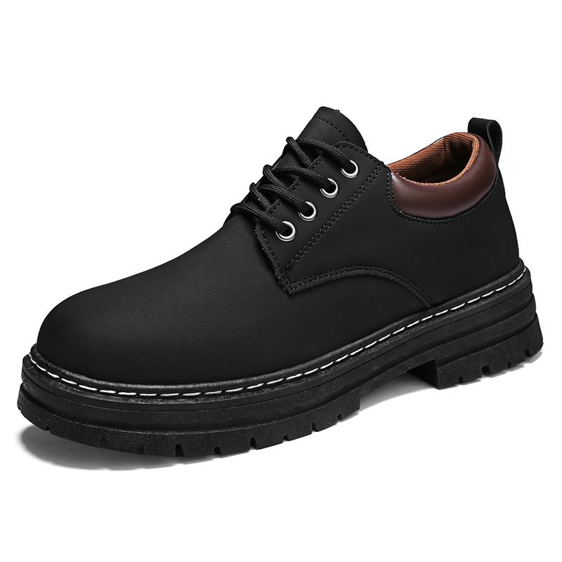 Men's Boots Yellow Boots Four Season Anti Slip Soft Sole Comfort Outdoor Boots Fashion Casual Boots Youth Low Top Boots Men Shoe