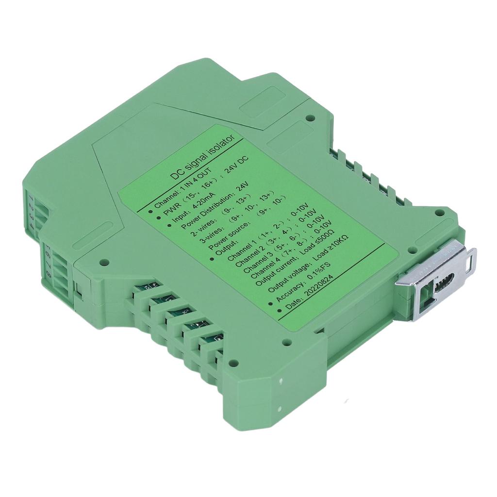 DC Stromsignal Isolator 1 Eingang 4 Ausgänge SPS Messumformer Aufbereiter für Leiterplatte 0 10V