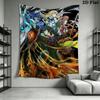 The Rising of the Shield Hero Wall Tapestry Aesthetic Wall Hanging Printed Fabric Blanket Decorative Tapestries for Bedroom Living Room Home Decor