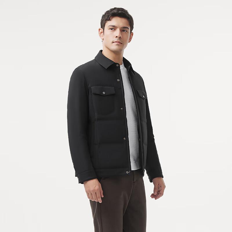 Tamboer Men's Business Casual Lapel Down Jacket 320275A