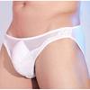 Fashion Lace Patchwork Panties Men'S Bulge U Pouch Sexy Sheer Breathable Briefs Gay Wear Lingerie Underpants Low Waist Panties