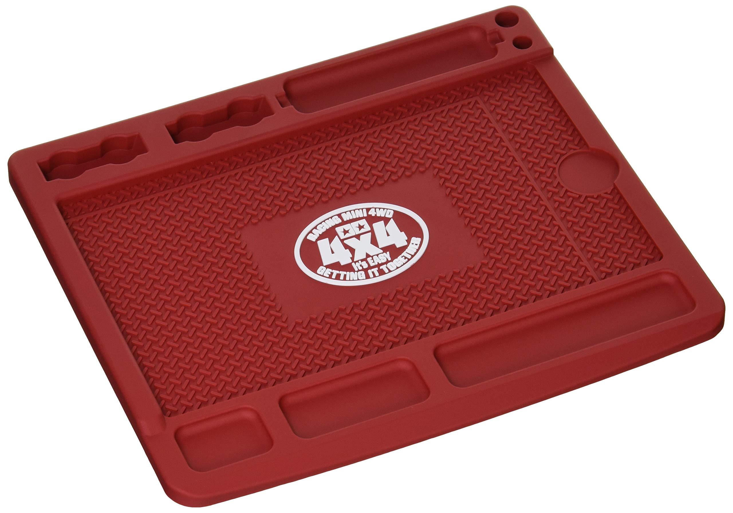 

Tamiya Mini 4WD Специальное издание Mini 4WD HG База для обслуживания (180 x 210 мм) Темно-красный 95594