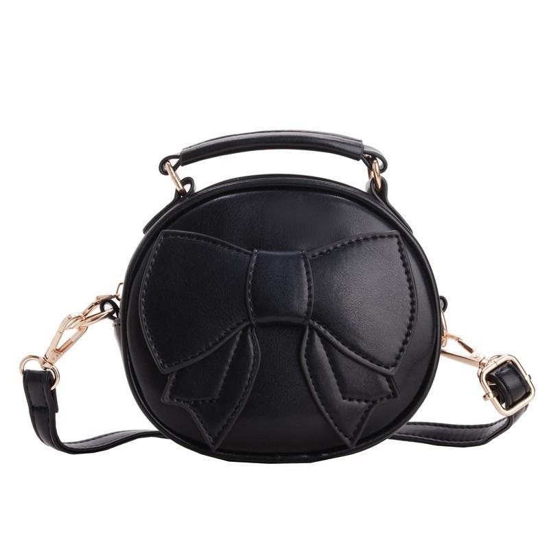 Pu Mini Adorable Bag For Kids With Lovely Bowknot Design Perfect For Outings Daily
