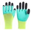 1 Pair Super Grip Working Gloves Rubber Coated Anti-Slip Waterproof Wear-Resistant Garden Gloves For Garden Repairing Builder