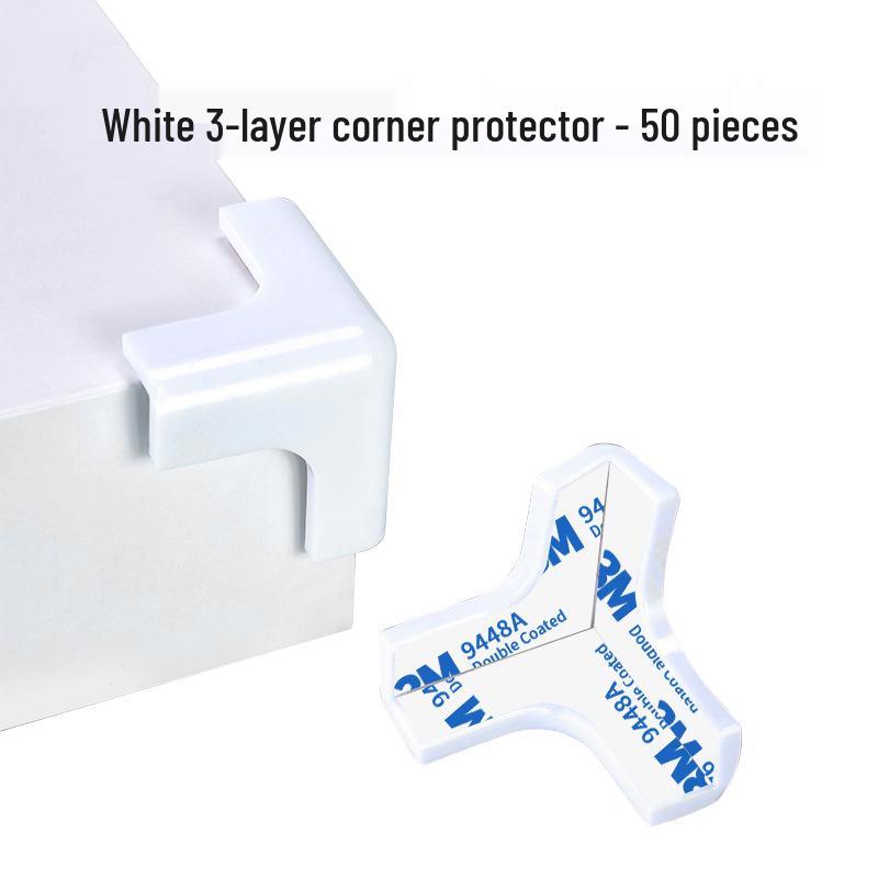 Transparent Silicone Anti-Collision Corner Protector for Tables and Hoods