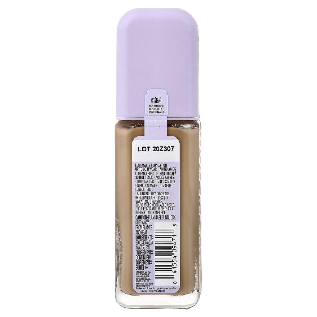 Maybelline, Super Stay, Lumi-Matte Foundation, 120, 30ml (1 fl oz)