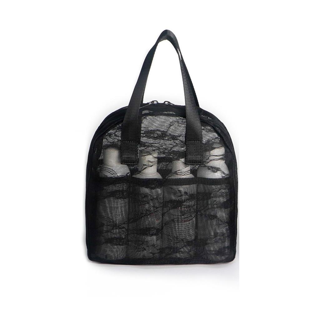 Large Capacity Mesh Shower Bag Comfortable Handle Foldable Mesh Tote Outdoor