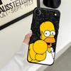 Phone Case for Apple iPhone 14 11 12 13 17 Pro Max 16 Air XR XS MAX 15 Pro 7 8 Funda Phone Cover Cute S-simpsons