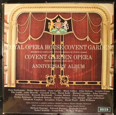 LP Record VARIOUS - Royal Opera House, Covent Garden -  SET3923 Decca 1968 UK Classical Used