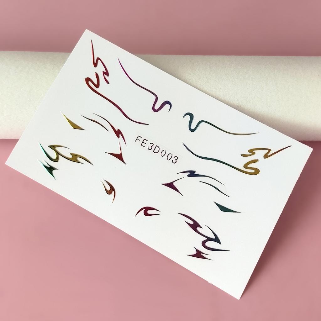 Laser Eyeliner Sticker 3D Three-dimensional Relief Butterfly Eye Makeup Sticker Stage Performance Tattoo Sticker