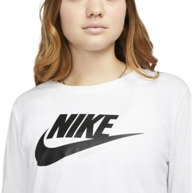 Nike T Shirts Women's White Crew Neck Moderate Other FJ0442-100