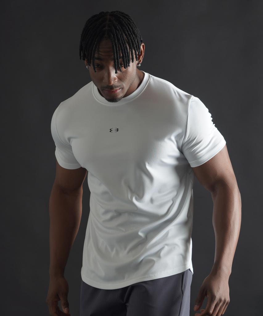 PHERMENON [2Pack] Muscle Fit Quick-Dry Logo Short Sleeve (2 Colors)