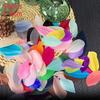 50Pcs Feathers Decoration Small 5-8Cm Mixed Colors For Crafts Clothing Red Green Hats Blue Black White Wedding Trim Piume Goose
