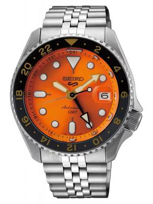 Pánské hodinky Seiko 5 Sports Ssk005K1 Gmt Automat Wr100 + Krabička