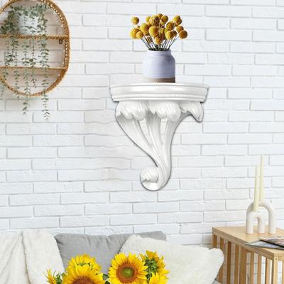 Wall Mounted Decor Shelf Decorative Floating Retro Style Decoration Art Ornament Display