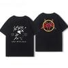 Slayer Reign in Blood T-Shirt Herren Damen Kurzarm Retro Band Y2k Oberteile Marken T-Shirts Streetwear Y2k Kleidung Sommer Herren T-Shirt