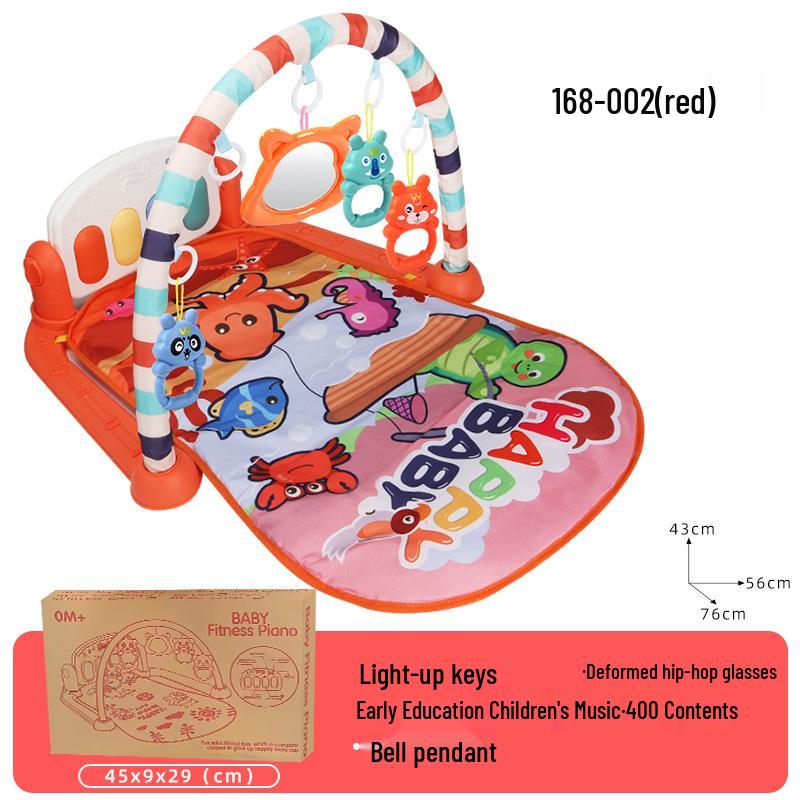 Baby Kick Piano Music Mat and Mobile: Activity Gym for Infants