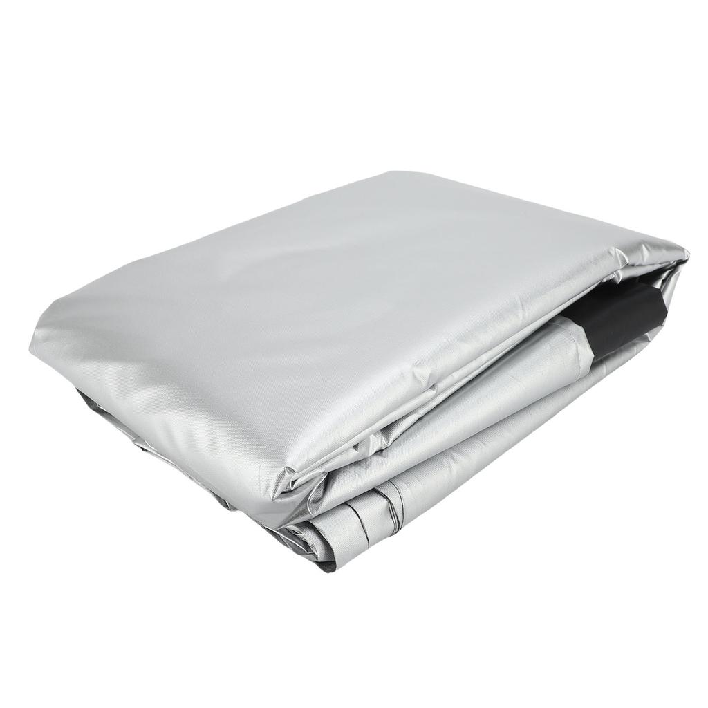 Patio Furniture Cover 210D Oxford Cloth Rainproof Sun Proof Outdoor Table and Chair Set Cover with Windproof Drawstring