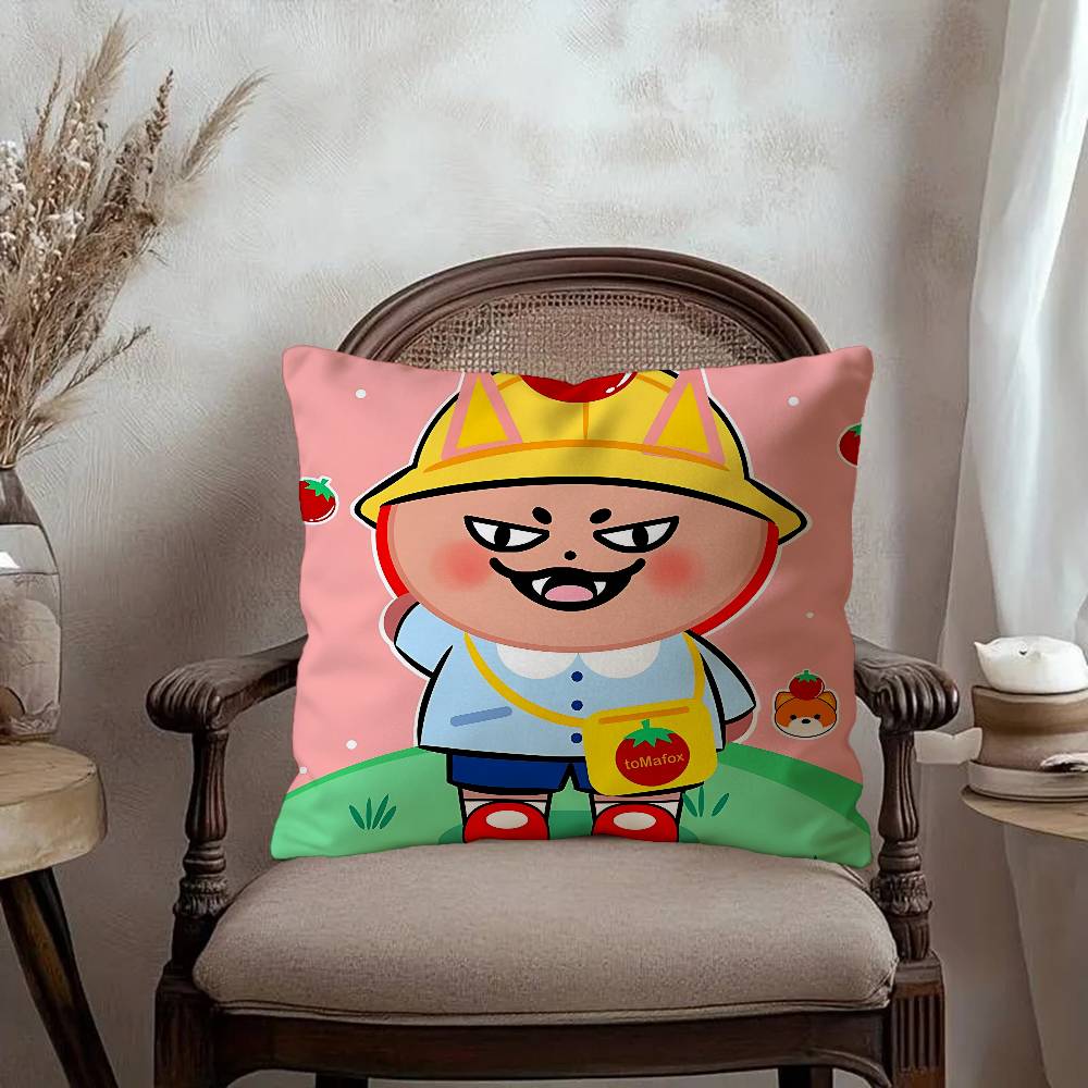 F-Famous Thai Drama Studio GMMTV Cushion Cover Pillow Cover Decor Pillowcase Printed Cushion Case for Couch